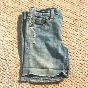 Levis Boyfriend Short Denim Shorts